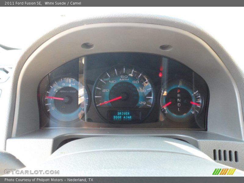 White Suede / Camel 2011 Ford Fusion SE