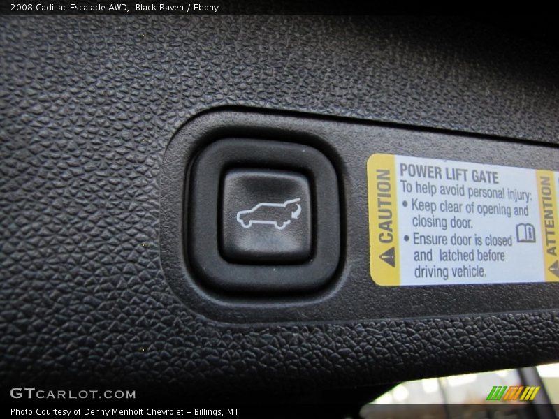 Black Raven / Ebony 2008 Cadillac Escalade AWD
