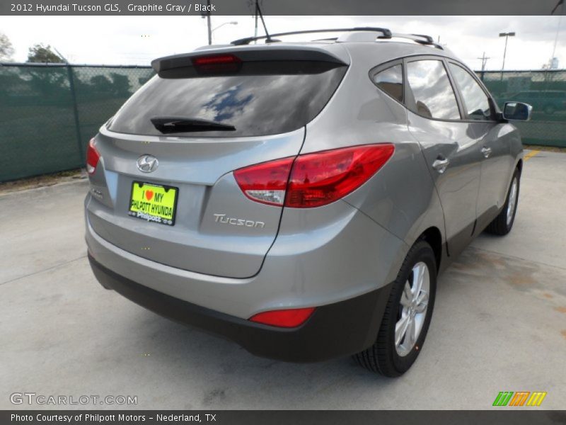 Graphite Gray / Black 2012 Hyundai Tucson GLS