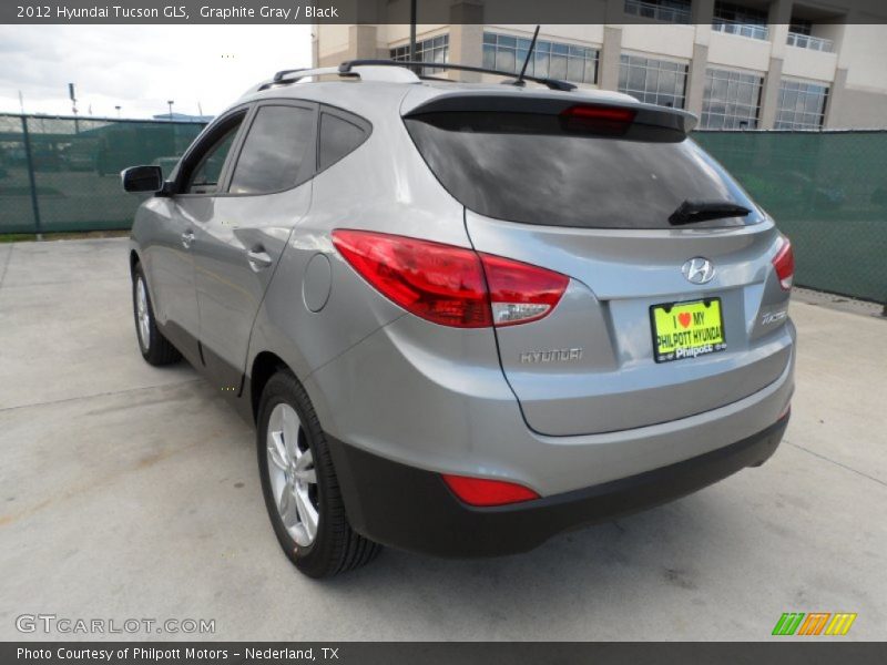 Graphite Gray / Black 2012 Hyundai Tucson GLS