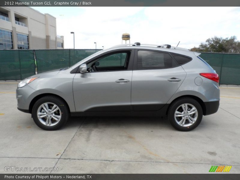 Graphite Gray / Black 2012 Hyundai Tucson GLS