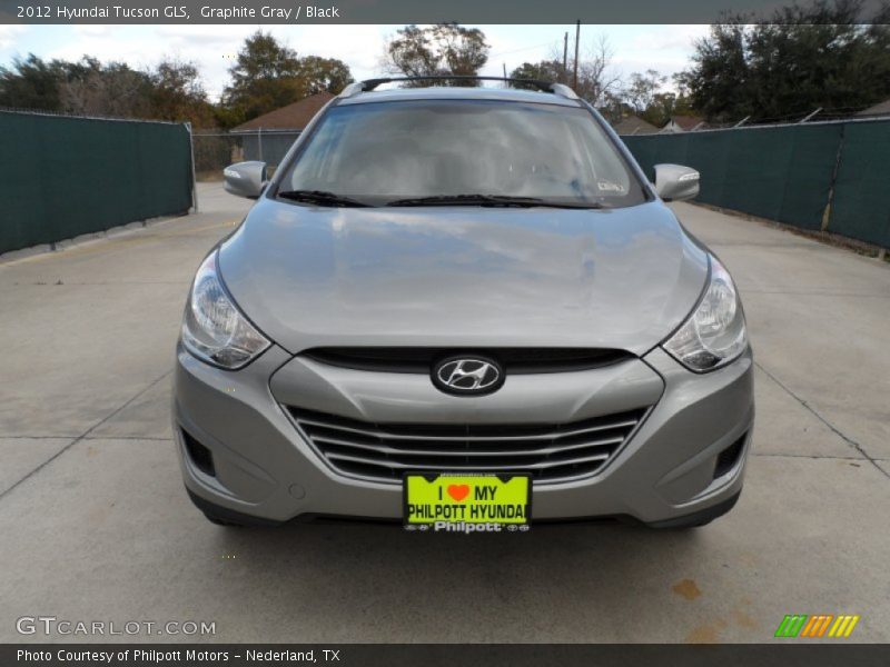 Graphite Gray / Black 2012 Hyundai Tucson GLS