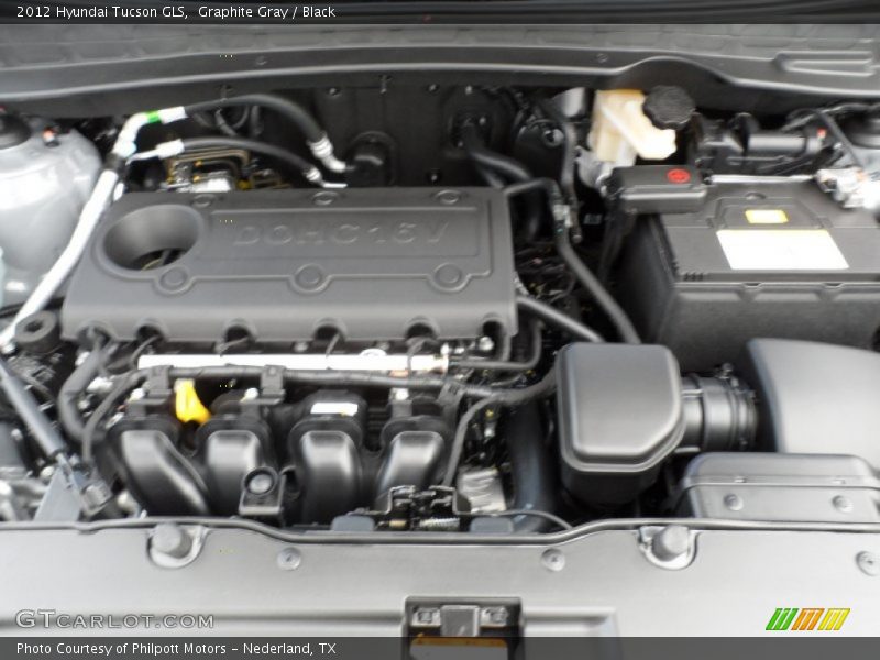Graphite Gray / Black 2012 Hyundai Tucson GLS