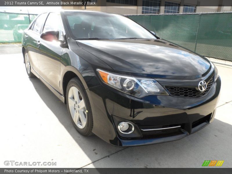 Attitude Black Metallic / Black 2012 Toyota Camry SE