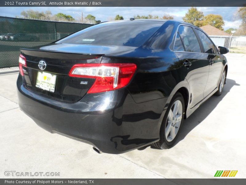 Attitude Black Metallic / Black 2012 Toyota Camry SE