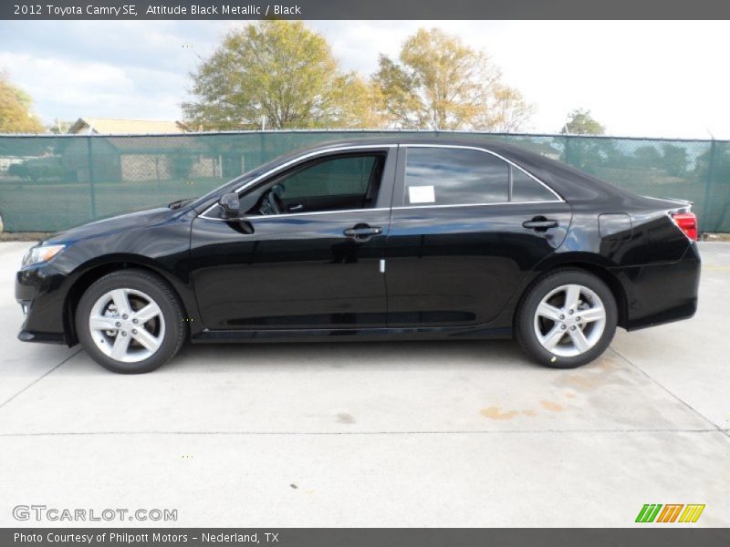 Attitude Black Metallic / Black 2012 Toyota Camry SE