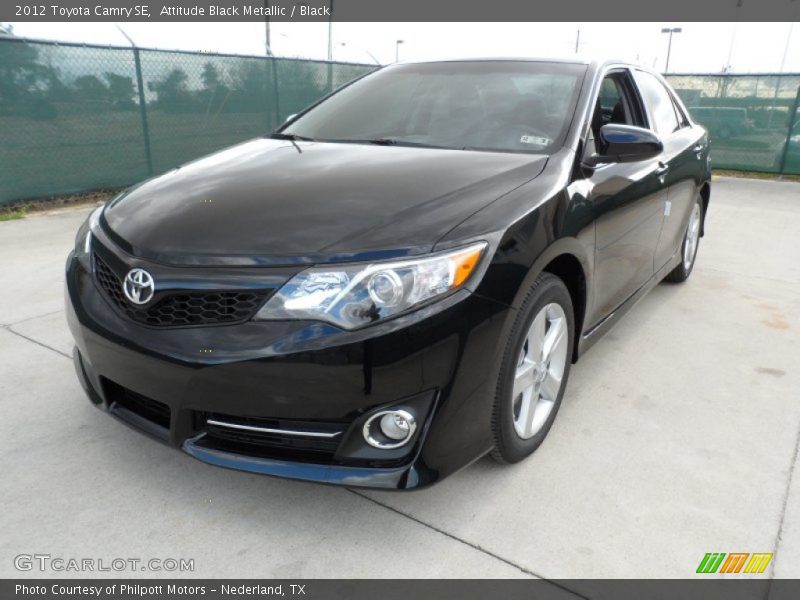 Attitude Black Metallic / Black 2012 Toyota Camry SE