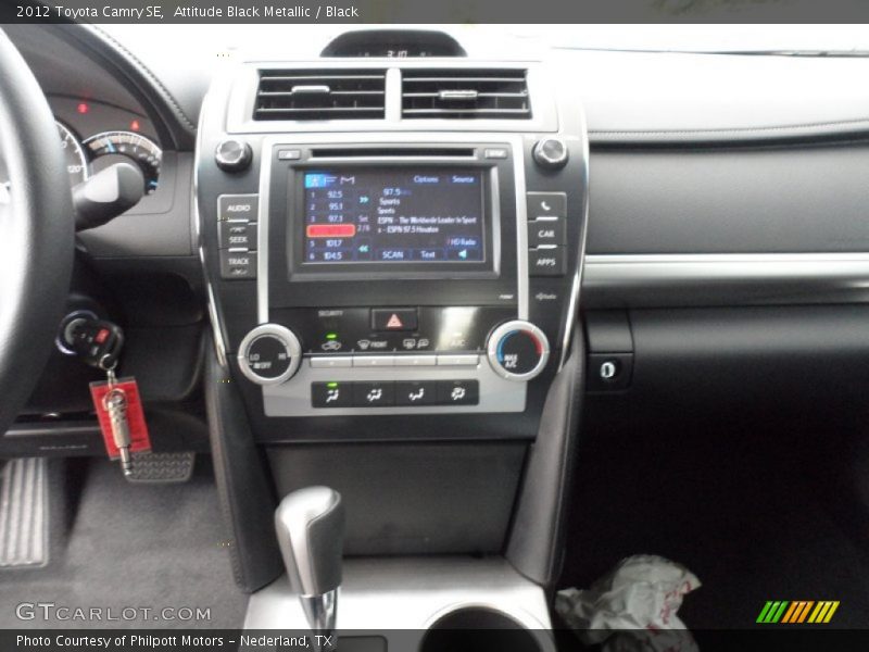 Attitude Black Metallic / Black 2012 Toyota Camry SE