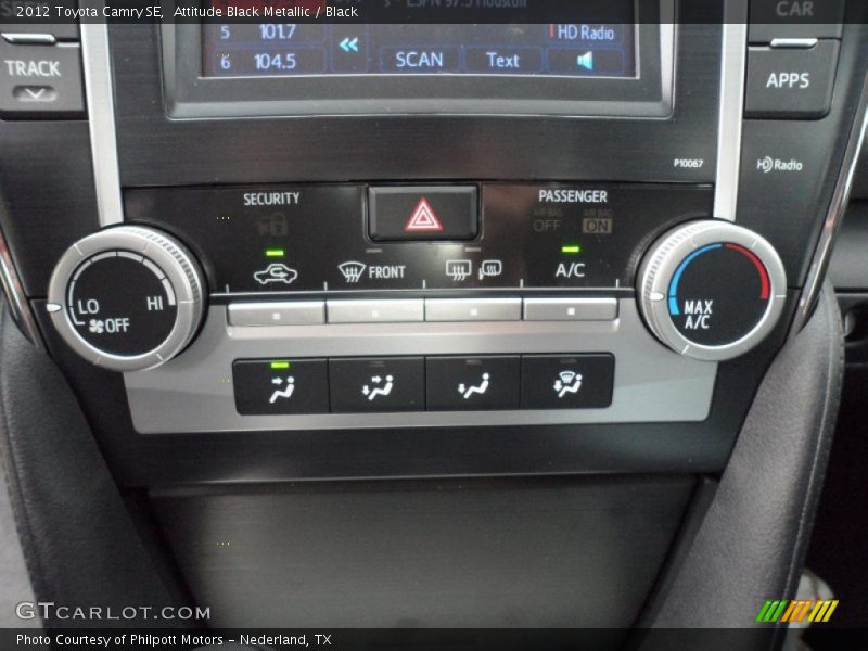 Attitude Black Metallic / Black 2012 Toyota Camry SE