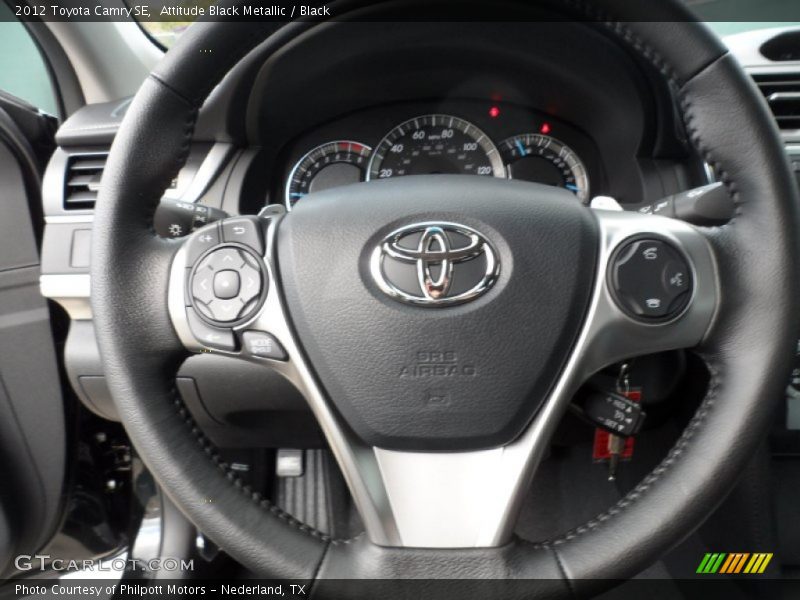 Attitude Black Metallic / Black 2012 Toyota Camry SE