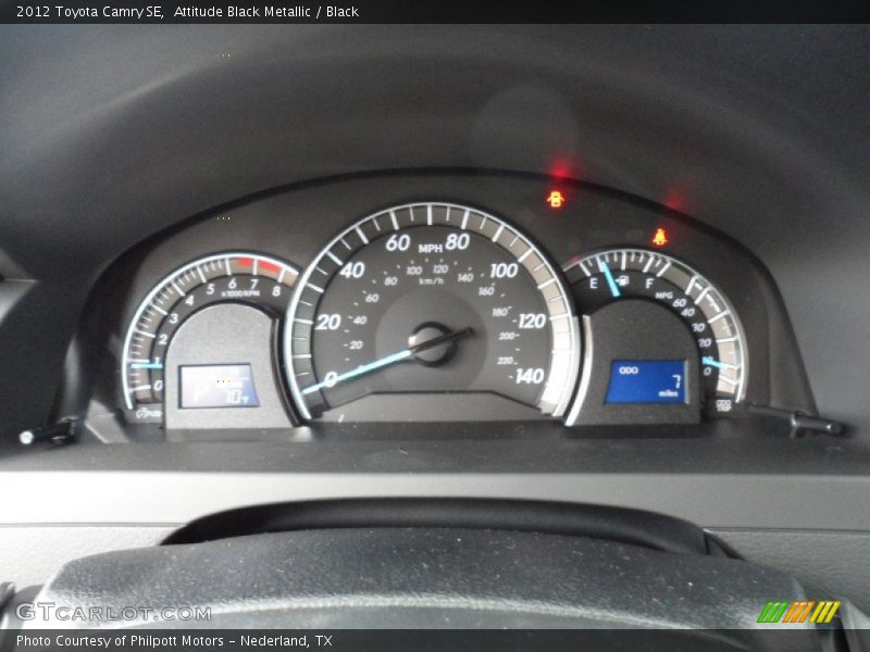Attitude Black Metallic / Black 2012 Toyota Camry SE