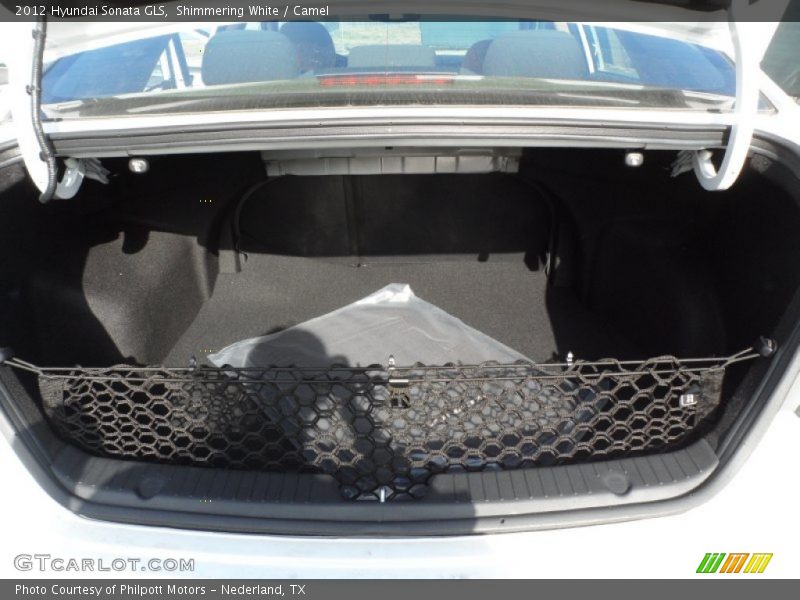 Shimmering White / Camel 2012 Hyundai Sonata GLS