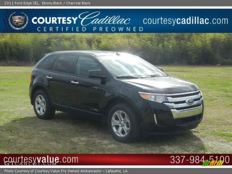 Ebony Black / Charcoal Black 2011 Ford Edge SEL