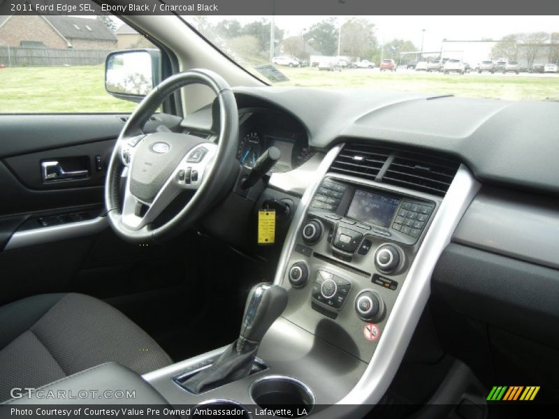 Ebony Black / Charcoal Black 2011 Ford Edge SEL