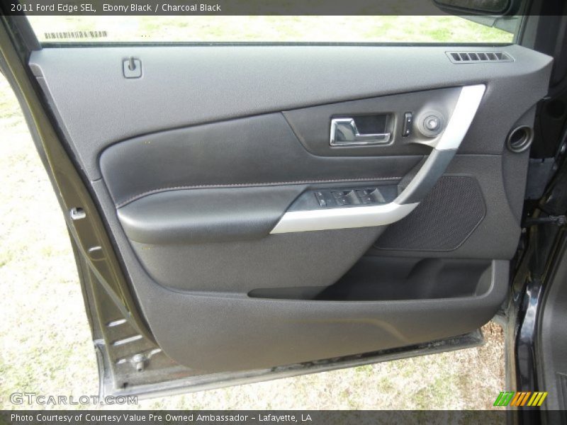 Ebony Black / Charcoal Black 2011 Ford Edge SEL