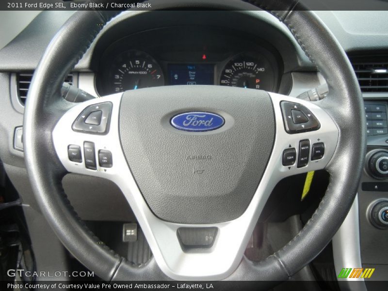 Ebony Black / Charcoal Black 2011 Ford Edge SEL