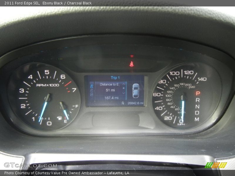 Ebony Black / Charcoal Black 2011 Ford Edge SEL