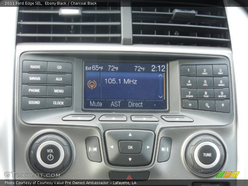 Ebony Black / Charcoal Black 2011 Ford Edge SEL