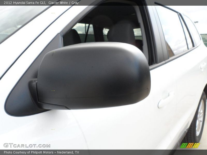 Glacier White / Gray 2012 Hyundai Santa Fe GLS