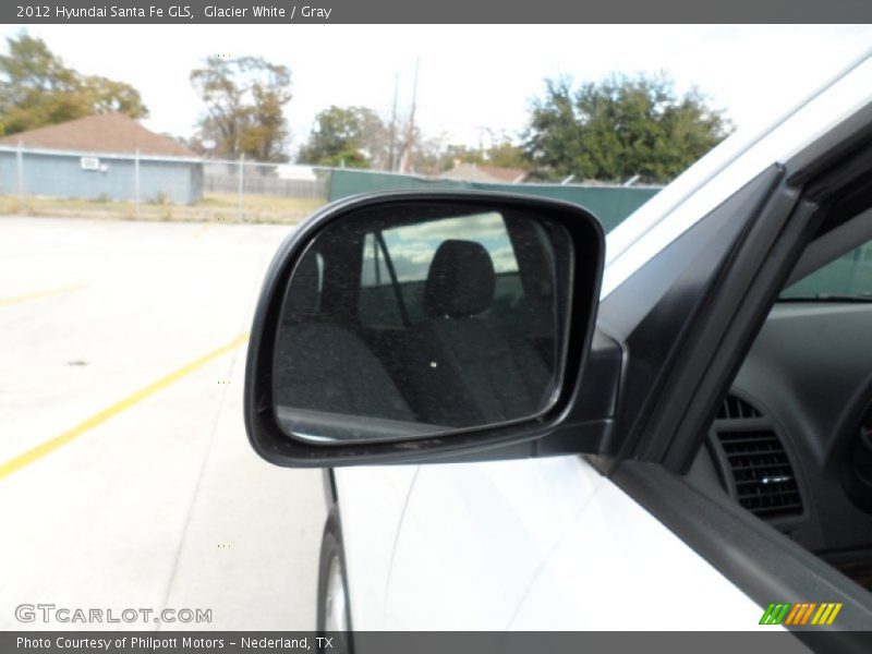 Glacier White / Gray 2012 Hyundai Santa Fe GLS