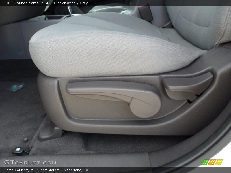 Glacier White / Gray 2012 Hyundai Santa Fe GLS