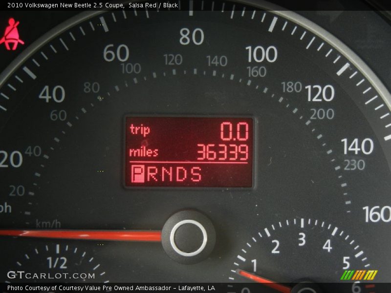 Salsa Red / Black 2010 Volkswagen New Beetle 2.5 Coupe