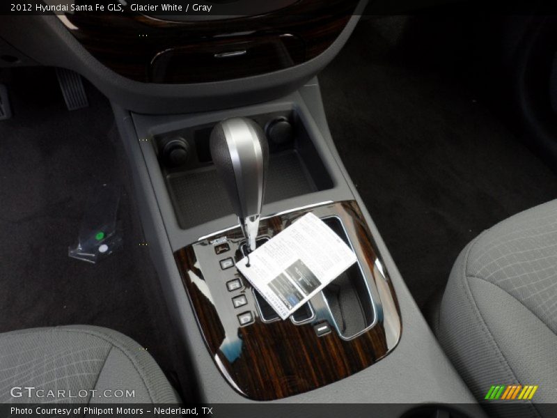 Glacier White / Gray 2012 Hyundai Santa Fe GLS