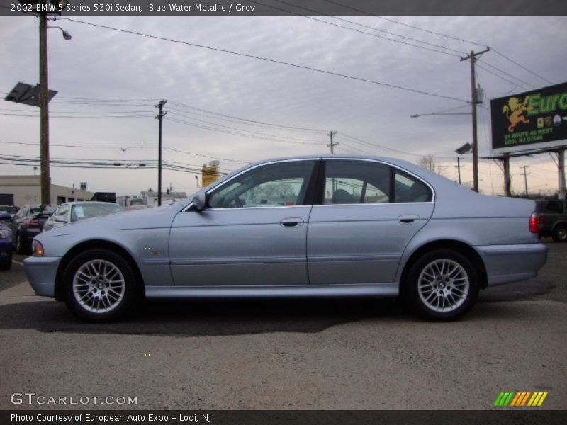 Blue Water Metallic / Grey 2002 BMW 5 Series 530i Sedan