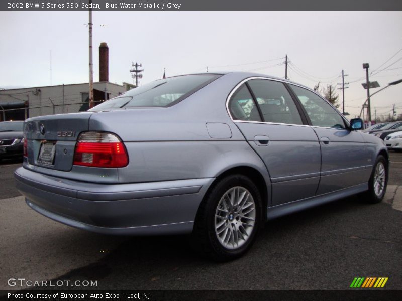 Blue Water Metallic / Grey 2002 BMW 5 Series 530i Sedan