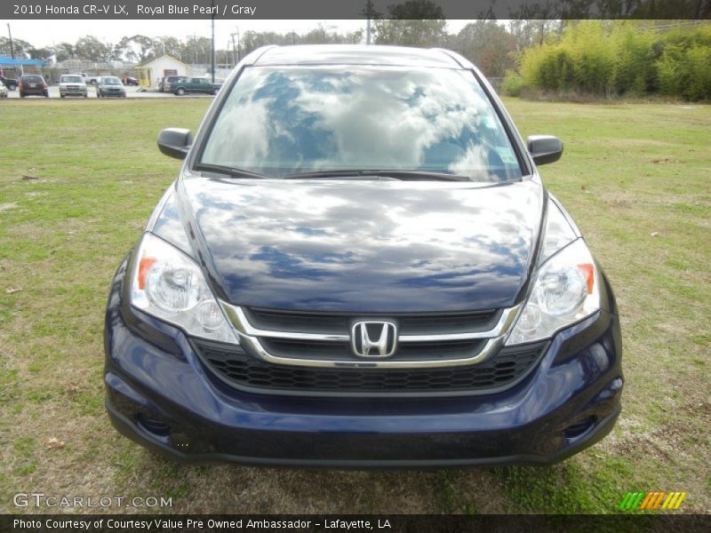 Royal Blue Pearl / Gray 2010 Honda CR-V LX