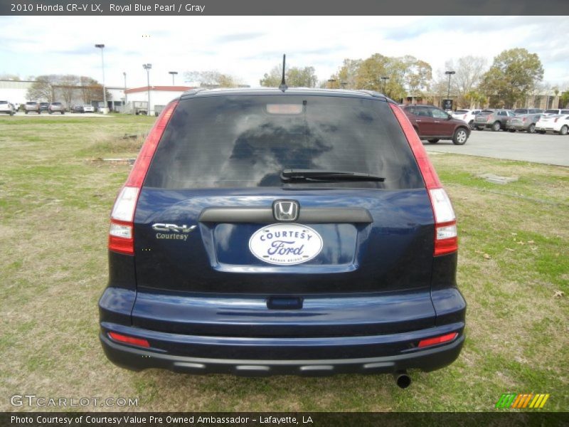 Royal Blue Pearl / Gray 2010 Honda CR-V LX