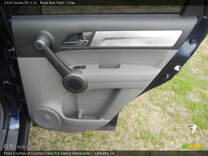 Royal Blue Pearl / Gray 2010 Honda CR-V LX