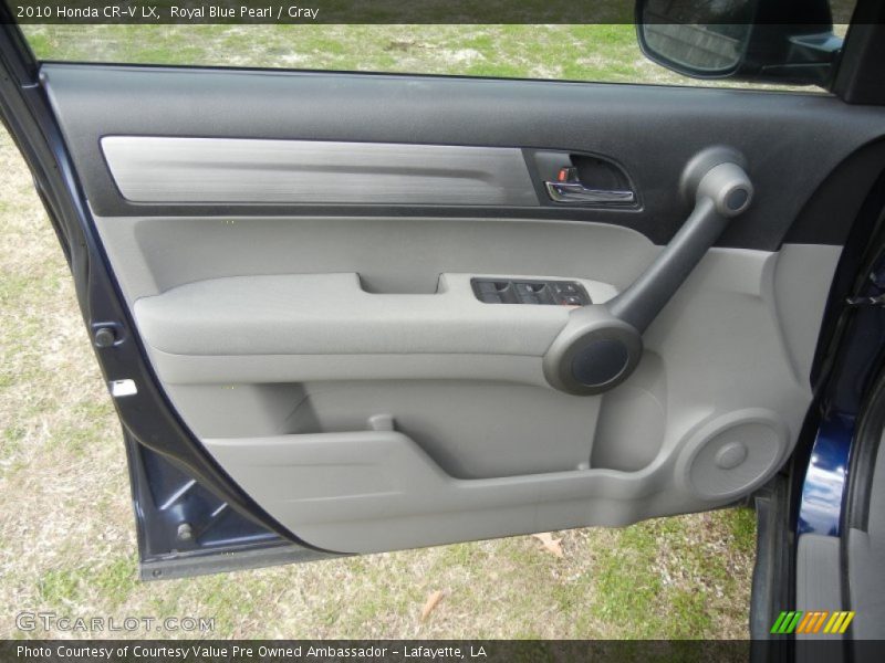 Royal Blue Pearl / Gray 2010 Honda CR-V LX