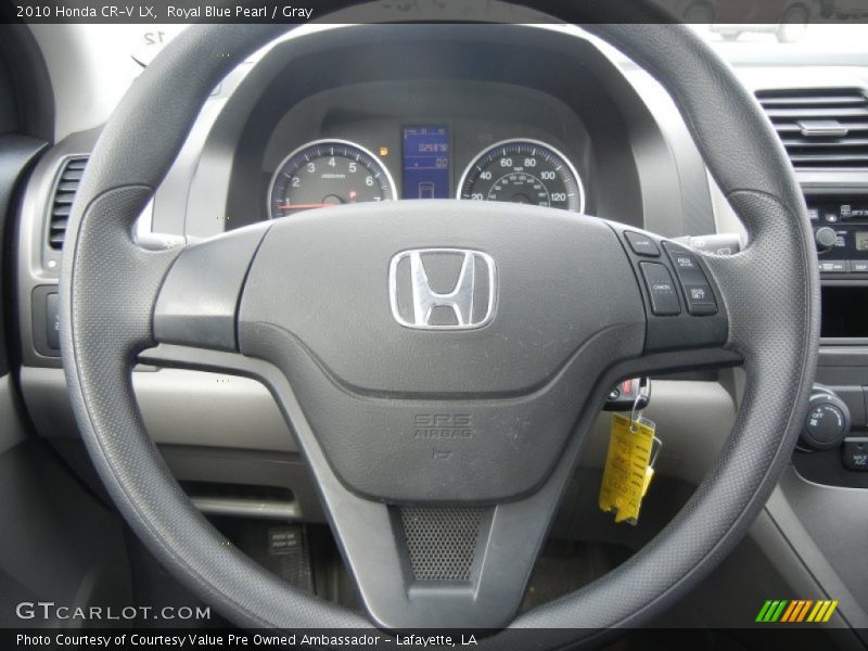 Royal Blue Pearl / Gray 2010 Honda CR-V LX