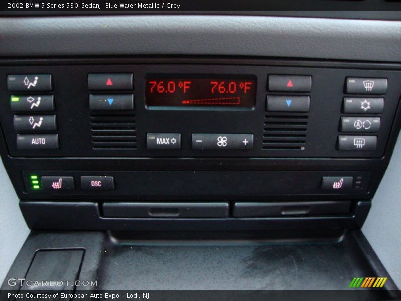 Blue Water Metallic / Grey 2002 BMW 5 Series 530i Sedan