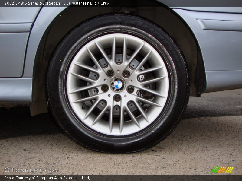 Blue Water Metallic / Grey 2002 BMW 5 Series 530i Sedan