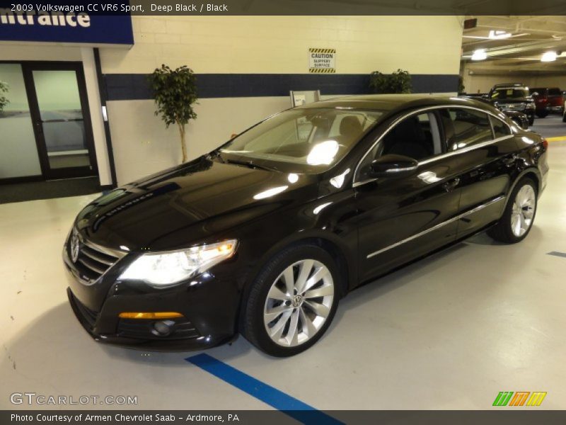 Deep Black / Black 2009 Volkswagen CC VR6 Sport