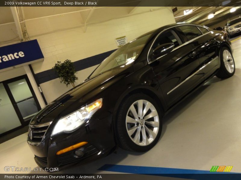 Deep Black / Black 2009 Volkswagen CC VR6 Sport