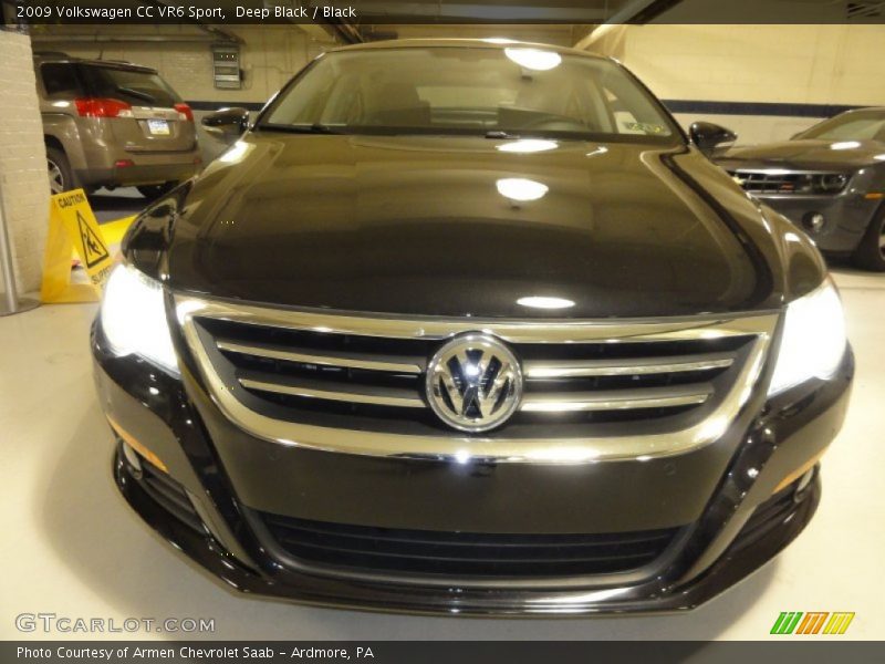 Deep Black / Black 2009 Volkswagen CC VR6 Sport