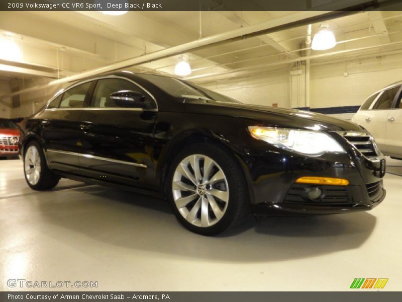 Deep Black / Black 2009 Volkswagen CC VR6 Sport
