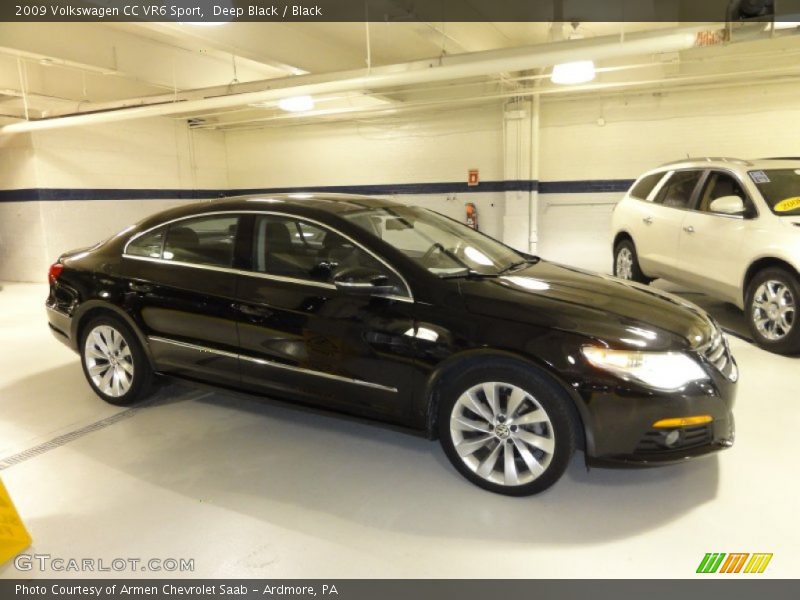 Deep Black / Black 2009 Volkswagen CC VR6 Sport