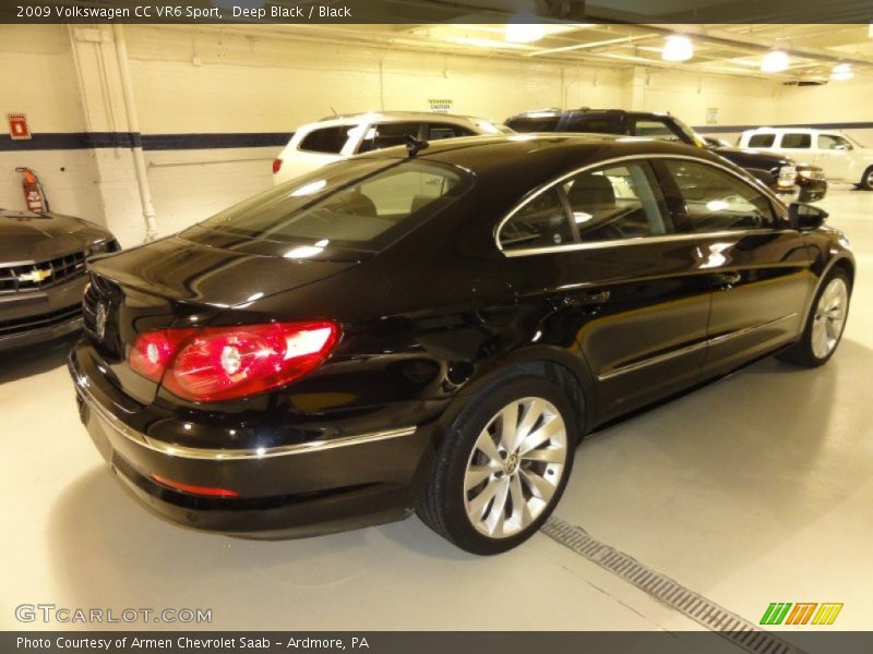 Deep Black / Black 2009 Volkswagen CC VR6 Sport