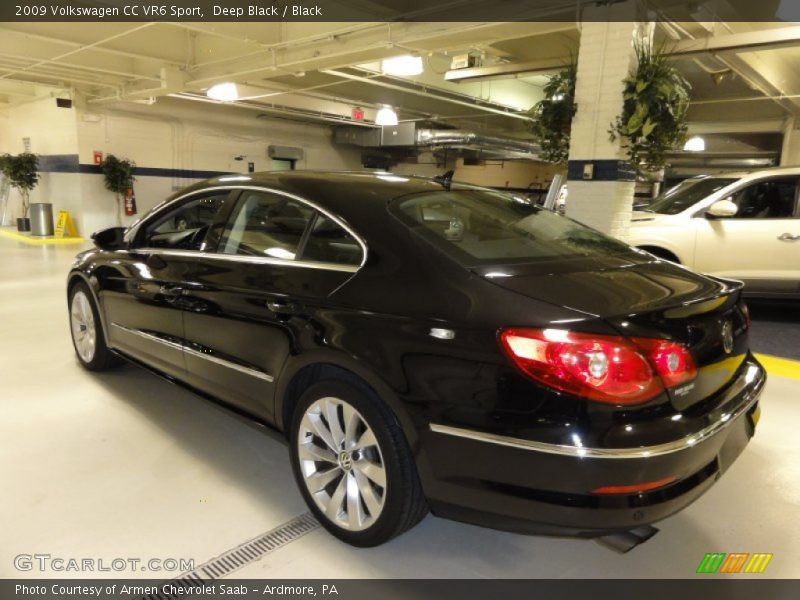 Deep Black / Black 2009 Volkswagen CC VR6 Sport