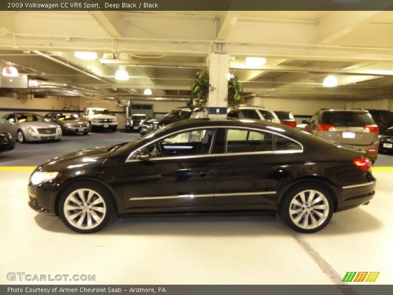 Deep Black / Black 2009 Volkswagen CC VR6 Sport