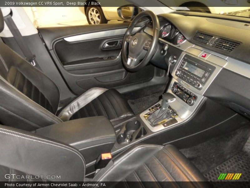 Deep Black / Black 2009 Volkswagen CC VR6 Sport