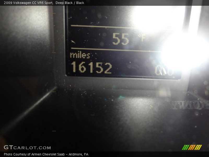 Deep Black / Black 2009 Volkswagen CC VR6 Sport