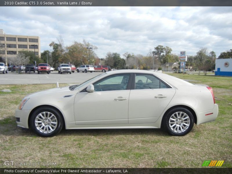 Vanilla Latte / Ebony 2010 Cadillac CTS 3.0 Sedan