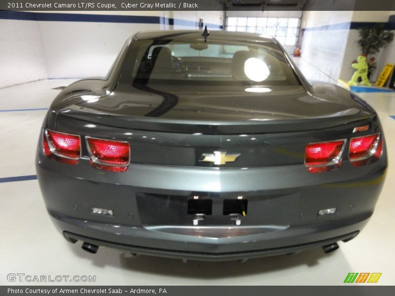 Cyber Gray Metallic / Black 2011 Chevrolet Camaro LT/RS Coupe