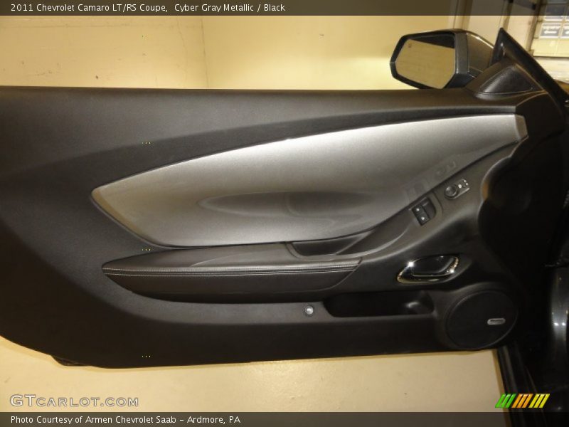 Cyber Gray Metallic / Black 2011 Chevrolet Camaro LT/RS Coupe