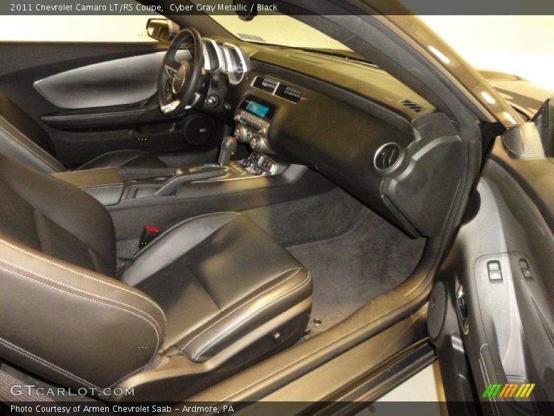 Cyber Gray Metallic / Black 2011 Chevrolet Camaro LT/RS Coupe